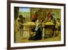 Christ on the House of His Parents-John Everett Millais-Framed Premium Giclee Print