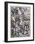 Christ on the Mount of Olives, 1496/99 (Woodcut with Some Old Repairings in Ink)-Albrecht Dürer-Framed Giclee Print