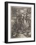 Christ on the Mount of Olives, 1515-Albrecht Dürer-Framed Giclee Print