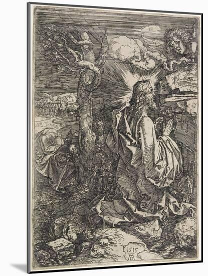 Christ on the Mount of Olives, 1515-Albrecht Dürer-Mounted Giclee Print