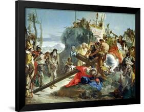 Christ on the Road to Calvary, 1749-Giovanni Battista Tiepolo-Framed Giclee Print