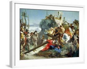 Christ on the Road to Calvary, 1749-Giovanni Battista Tiepolo-Framed Giclee Print