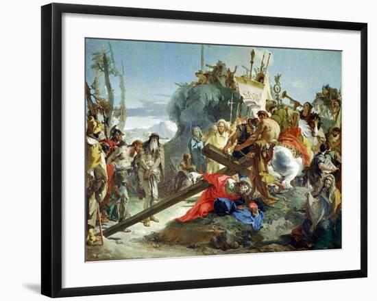 Christ on the Road to Calvary, 1749-Giovanni Battista Tiepolo-Framed Giclee Print