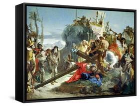 Christ on the Road to Calvary, 1749-Giovanni Battista Tiepolo-Framed Stretched Canvas