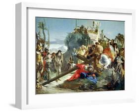 Christ on the Road to Calvary, 1749-Giovanni Battista Tiepolo-Framed Giclee Print