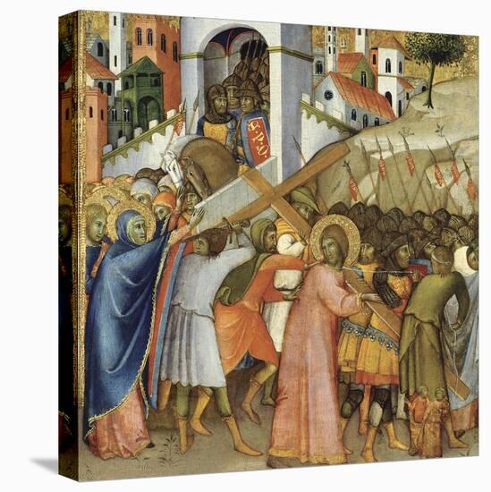 Christ on the Road to Calvary-Andrea di Bartolo-Stretched Canvas