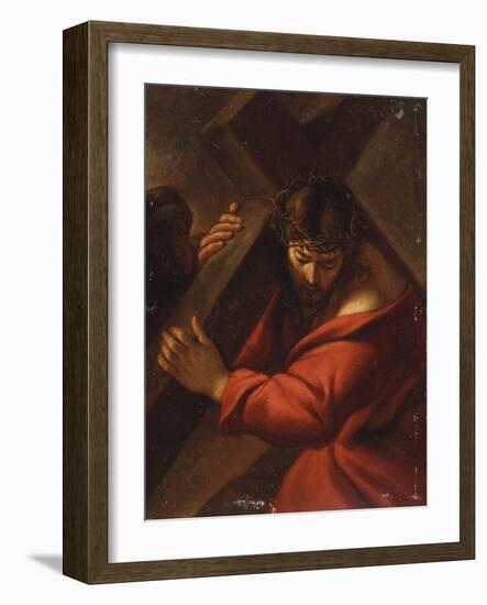 Christ on the Road to Calvary-Cecil Aldin-Framed Giclee Print