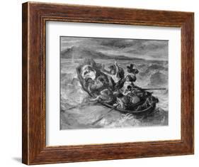 Christ on the Sea of Galilee, 1853-Eugene Delacroix-Framed Giclee Print