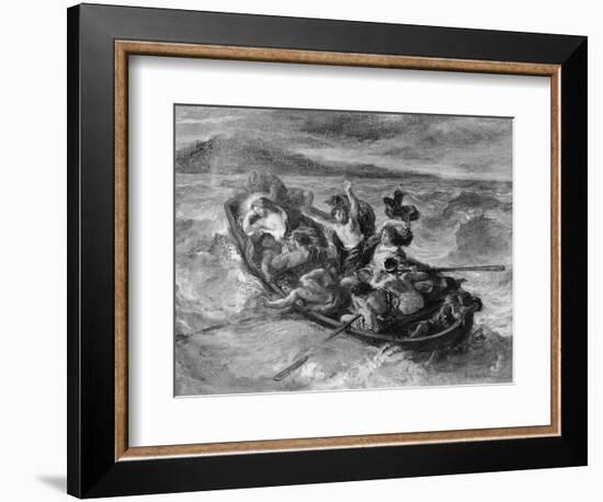 Christ on the Sea of Galilee, 1853-Eugene Delacroix-Framed Giclee Print