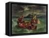Christ on the Sea of Galilee, 1854-Eugene Delacroix-Framed Stretched Canvas