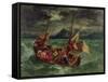 Christ on the Sea of Galilee, 1854-Eugene Delacroix-Framed Stretched Canvas