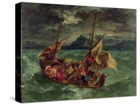 Christ on the Sea of Galilee, 1854-Eugene Delacroix-Stretched Canvas