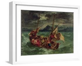 Christ on the Sea of Galilee, 1854-Eugene Delacroix-Framed Giclee Print