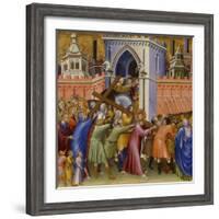 Christ on the Way to Calvary, from the Malavolti altarpiece, 1426-Giovanni di Paolo di Grazia-Framed Giclee Print