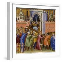 Christ on the Way to Calvary, from the Malavolti altarpiece, 1426-Giovanni di Paolo di Grazia-Framed Giclee Print