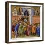 Christ on the Way to Calvary, from the Malavolti altarpiece, 1426-Giovanni di Paolo di Grazia-Framed Premium Giclee Print