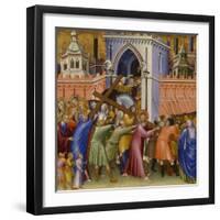 Christ on the Way to Calvary, from the Malavolti altarpiece, 1426-Giovanni di Paolo di Grazia-Framed Premium Giclee Print