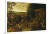 Christ on the Way to Calvary-Pieter Brueghel the Younger-Framed Giclee Print