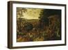 Christ on the Way to Calvary-Pieter Brueghel the Younger-Framed Giclee Print