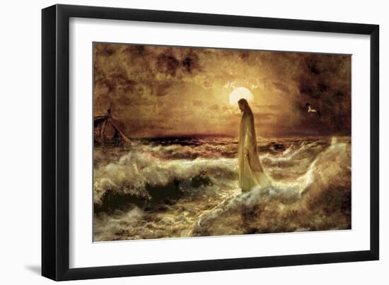 Christ on Water-Jason Bullard-Framed Premium Giclee Print