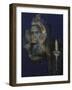 Christ, Painting on Canvas, from Antinoe, Egypt, Coptic Civilization-null-Framed Giclee Print