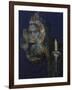 Christ, Painting on Canvas, from Antinoe, Egypt, Coptic Civilization-null-Framed Giclee Print