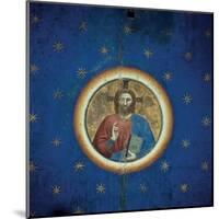 Christ Pantocrater, Scrovegni Chapel with Fresco cycle-Giotto di Bondone-Mounted Art Print