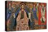 Christ Pantocrator, Altarpiece from Ribes Valley, Workshop of La Seo D'Urgell-null-Stretched Canvas