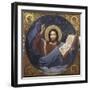 Christ Pantocrator by Viktor Mikhaylovich Vasnetsov (1848-1926) 1885-1896 - State Tretyakov Gallery-Victor Mikhailovich Vasnetsov-Framed Giclee Print