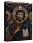 Christ Pantocrator, Byzantine Fresco-null-Stretched Canvas