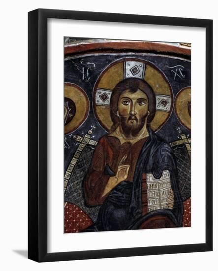 Christ Pantocrator, Byzantine Fresco-null-Framed Giclee Print