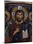 Christ Pantocrator, Byzantine Fresco-null-Mounted Giclee Print