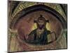 Christ Pantocrator, in the Apse, Byzantine, 12th Century-null-Mounted Giclee Print