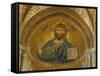 Christ Pantocrator Mosaic at Cathedral of Cefalu-null-Framed Stretched Canvas