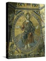 Christ Pantocrator, Mosaic Detail from the Octagonally-Segmented Central Dome-null-Stretched Canvas