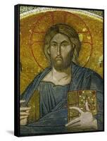 Christ Pantocrator, Mosaic in the Tympanon Between Exonarthex and Narthex, Byzantine, 14th Century-null-Framed Stretched Canvas
