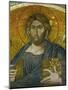 Christ Pantocrator, Mosaic in the Tympanon Between Exonarthex and Narthex, Byzantine, 14th Century-null-Mounted Giclee Print