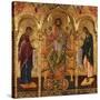 Christ Pantocrator, Virgin and St. John-Onufri Qiprioti-Stretched Canvas