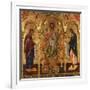 Christ Pantocrator, Virgin and St. John-Onufri Qiprioti-Framed Art Print