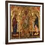 Christ Pantocrator, Virgin and St. John-Onufri Qiprioti-Framed Art Print