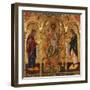 Christ Pantocrator, Virgin and St. John-Onufri Qiprioti-Framed Art Print