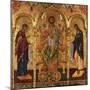 Christ Pantocrator, Virgin and St. John-Onufri Qiprioti-Mounted Art Print