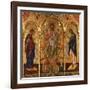 Christ Pantocrator, Virgin and St. John-Onufri Qiprioti-Framed Art Print