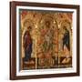 Christ Pantocrator, Virgin and St. John-Onufri Qiprioti-Framed Art Print