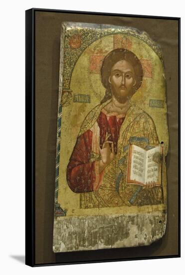 Christ Pantocrator-Orazio Borgianni-Framed Stretched Canvas