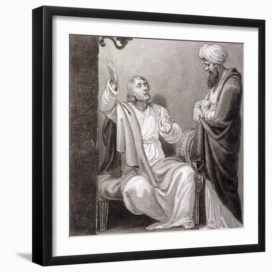 Christ Preaching, C1810-C1844-Henry Corbould-Framed Giclee Print