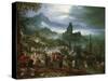 Christ Preaching on the Sea of Galilee-Jan Brueghel the Elder-Stretched Canvas