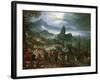 Christ Preaching on the Sea of Galilee-Jan Brueghel the Elder-Framed Giclee Print