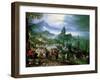 Christ Preaching on the Sea of Galilee-Jan Brueghel the Elder-Framed Giclee Print