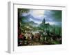 Christ Preaching on the Sea of Galilee-Jan Brueghel the Elder-Framed Giclee Print